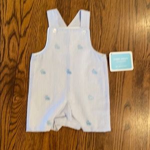 Anavini embroidered bunny shortall